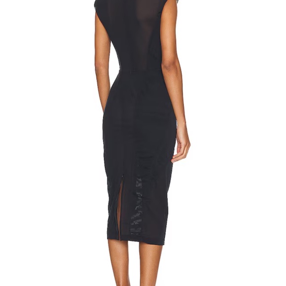 Alaia Black Midi Dress - Picture 3 of 4